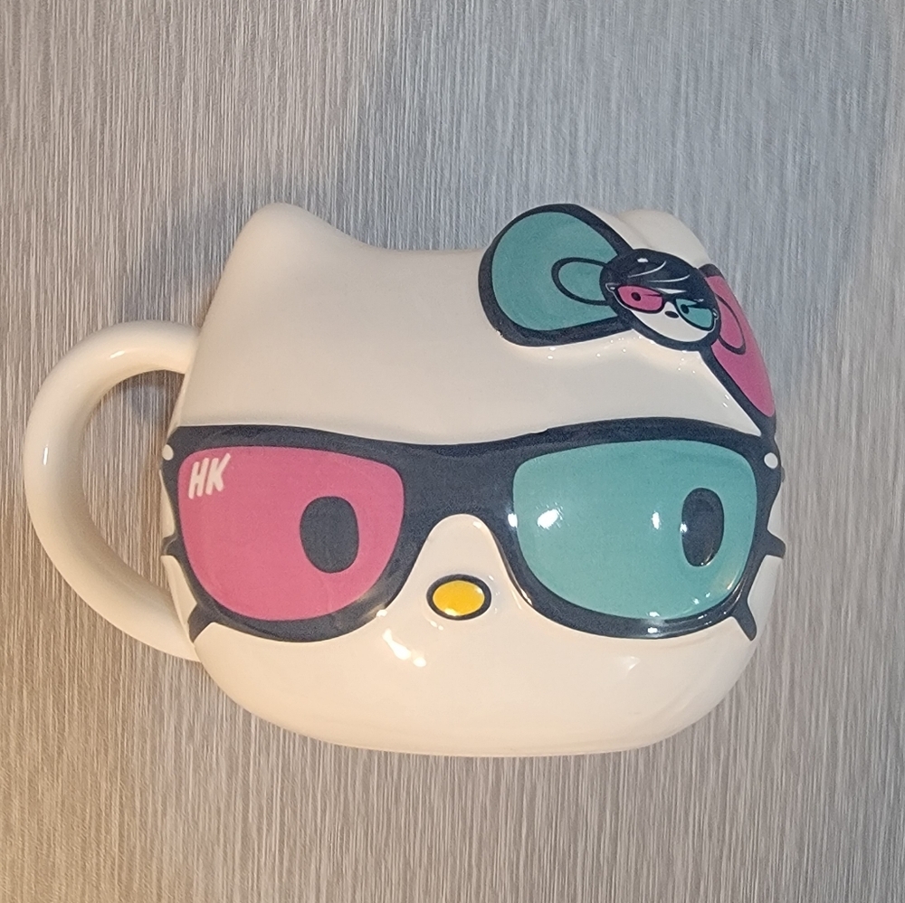 Hello Kitty Seven20 Oversized Mug Pink Ceramic Coffee Cup Cute Gift